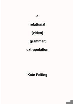 Paperback A Relational [Video] Grammar: Extrapolation Book