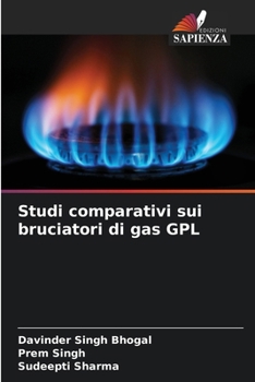 Paperback Studi comparativi sui bruciatori di gas GPL [Italian] Book