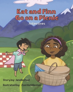 Paperback Kat and Finn Go on a Picnic: Adjectives Book