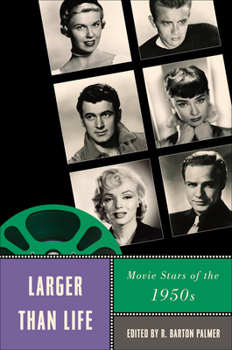 Paperback Larger Than Life: Movie Stars of the 1950s Book