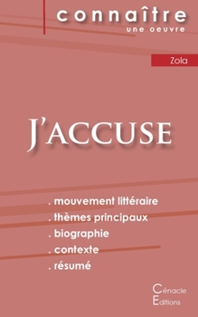 Paperback Fiche de lecture J'accuse de Zola (Analyse littéraire de référence et résumé complet) [French] Book