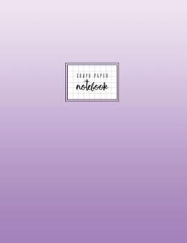 Graph Paper Notebook : Violet Pastel, Gridded Journal, Soft Cover, 8. 5 X 11, Basic, Gradient