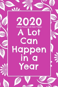2020 Weekly Planner with Habit Tracker: Purple 2020 At a Glance Weekly Planner Pages with To Do List and Habit Tracker