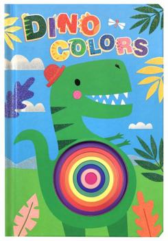 Board book Dino Colors - Board Book - Kids Book with Cutouts Book