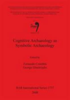 Paperback Cognitive Archaeology as Symbolic Archaeology Bar Is1737 Book