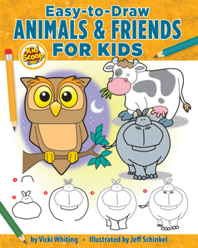 Paperback Easy-To-Draw Animals & Friends for Kids Book