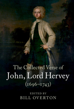 Hardcover The Collected Verse of John, Lord Hervey (1696-1743) Book