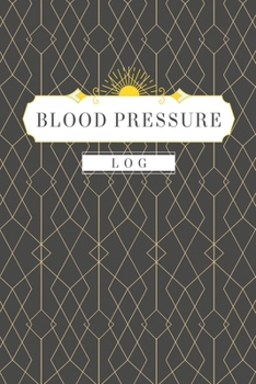 Paperback Blood pressure log: Daily Blood Pressure Tracker: Blood pressure log book record Book