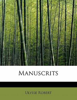 Paperback Manuscrits [French] Book