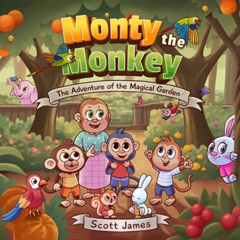 Paperback Monty the Monkey: The Adventure of the Magical Garden Book