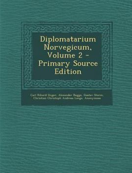 Paperback Diplomatarium Norvegicum, Volume 2 [Germanic] Book