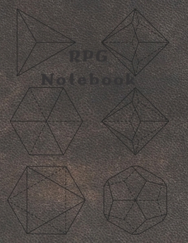 RPG Notebook: Mixed paper: Hexagon, Dot Graph, Dot Paper, Pitman: For role playing gamers: Notes, tracking, mapping, terrain plans: Vintage Brown Leather cover design (8.5” x 11” - A4 Size, 150 Pages)