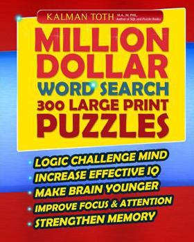 Paperback Million Dollar Word Search 300 Large Print Puzzles [Large Print] Book