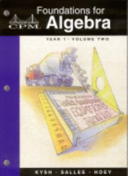 Paperback Foundations for Algebra: Year 1 Book