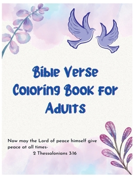 Paperback Bible Verse Coloring Book for Adults Book