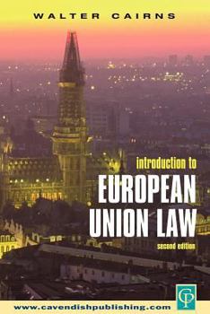 Hardcover Introduction to European Union Law Book