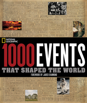 Hardcover 1000 Events That Shaped the World Book