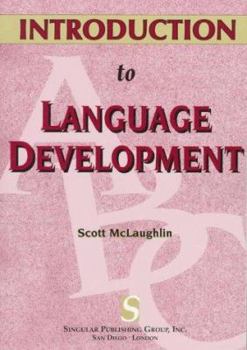 Paperback Introduction to Language Development Book