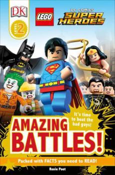 Paperback DK Readers L2: Lego?(r) DC Comics Super Heroes: Amazing Battles!: It's Time to Beat the Bad Guys! Book