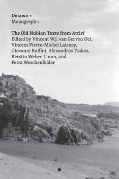 Paperback The Old Nubian Texts from Attiri Book