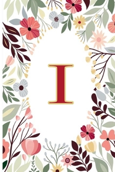 Paperback I: Cute Initial Monogram Letter I Notebook Book