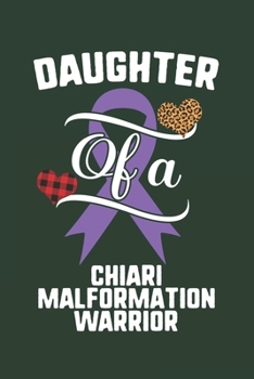 Daughter Of A Chiari Malformation Warrior: Chiari Malformation Awareness Leopard Buffalo Plaid Family Gift
