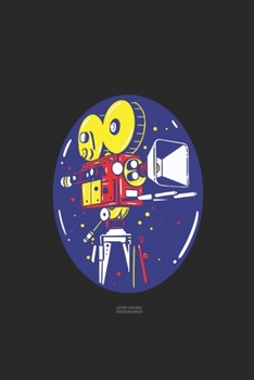 Retro Theater Vintage Kamera: FOTOGRAFEN UND KAMMERMANN NOTIZBUCH 6x9 (A5) 120 Seiten liniert! für Filmer & Kameramänner Fotografie,Theater, Liebhaber ... | Wochenplaner | Organiser | (German Edition)