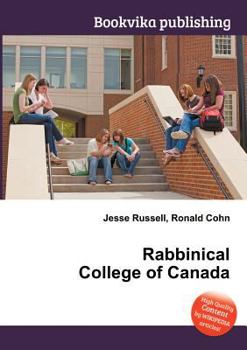 Paperback Rabbinical College of Canada Book