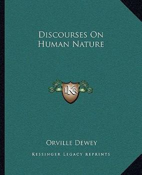 Paperback Discourses On Human Nature Book