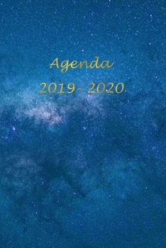 Paperback Agenda Scuola 2019 - 2020: Mensile - Settimanale - Giornaliera - Settembre 2019 - Agosto 2020 - Obiettivi - Rubrica - Orario Lezioni - Appunti - [Italian] Book