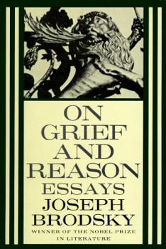 Hardcover On Grief and Reason: Essays Book