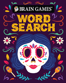 Brain Games - Take-Along - Word Search (Sugar Skull Design - Day of the Dead and Halloween)