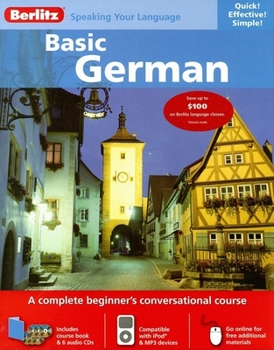 Audio CD Berlitz Basic German [With 136 Page Book] Book