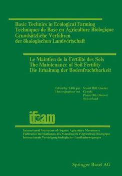 Paperback Basic Technics in Ecological Farming / Techniques de Base En Agriculture Biologique / Grundsätzliche Verfahren Der Ökologischen Landwirtschaft / Le Ma Book