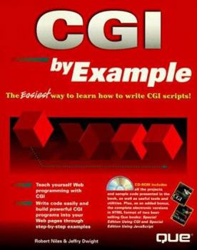 Paperback CGI by Example, with CD-ROM Book