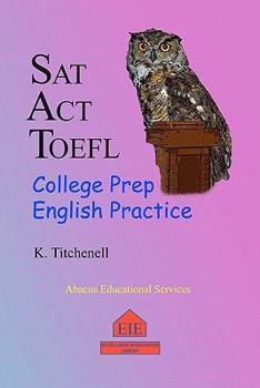 Paperback SAT ACT TOEFL College Prep English Practice Book