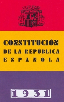 Paperback Constitución de la República Española (1931) [Spanish] Book