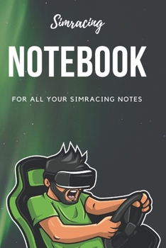 Paperback Simracing Notebook: for all your simracing notes Book