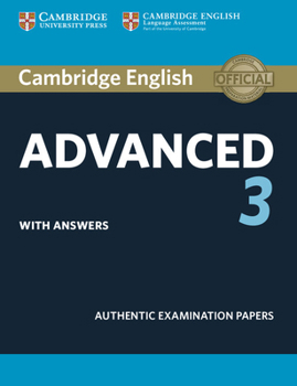 Paperback Cambridge English Advanced 3 Student's Book with Answers Book