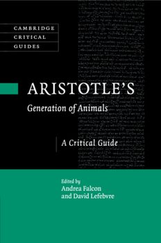 Paperback Aristotle's Generation of Animals: A Critical Guide Book