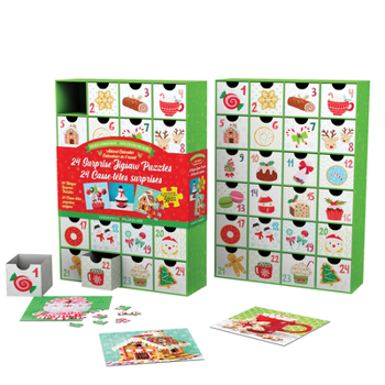 Misc. Sweet Christmas Advent Calendar Puzzle Set Book