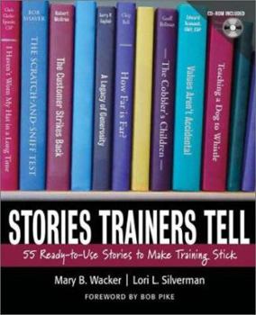 Hardcover Stories Trainers Tell: 55 Ready-To-Use Stories to Make Training Stick [With CDROM] Book