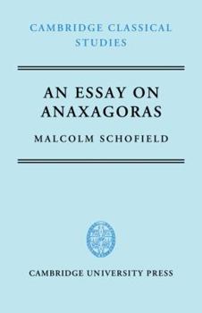 Paperback An Essay on Anaxagoras Book