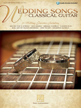 Paperback Wedding Songs for Classical Guitar: Guitar with Tablature Book
