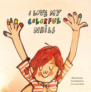 Hardcover I Love My Colorful Nails Book