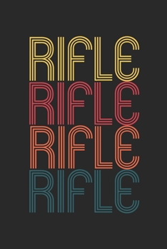 Vintage Rifle Notebook - Retro Gun Lover Journal - Gun Lover Gift - Gun Diary: Medium College-Ruled Journey Diary, 110 page, Lined, 6x9 (15.2 x 22.9 cm)