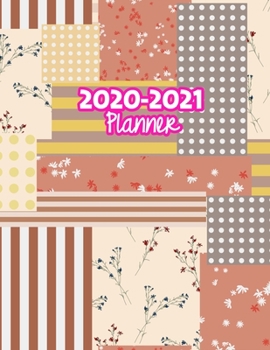 2020-2021 Planner: Two Year Calendar Organizer and Goal Journal | January 2020 - December 2021 Daily, Weekly and Monthly Planner Book with Back Sticker Expression Wall for 2 Years | Design Code 539933
