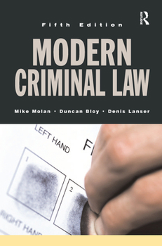 Hardcover Modern Criminal Law: Fifth Edition Book