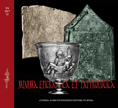 Paperback Minima Epigraphica Et Papyrologica. XX N. 22 - 2017 [Italian] Book