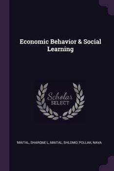 Paperback Economic Behavior & Social Learning Book